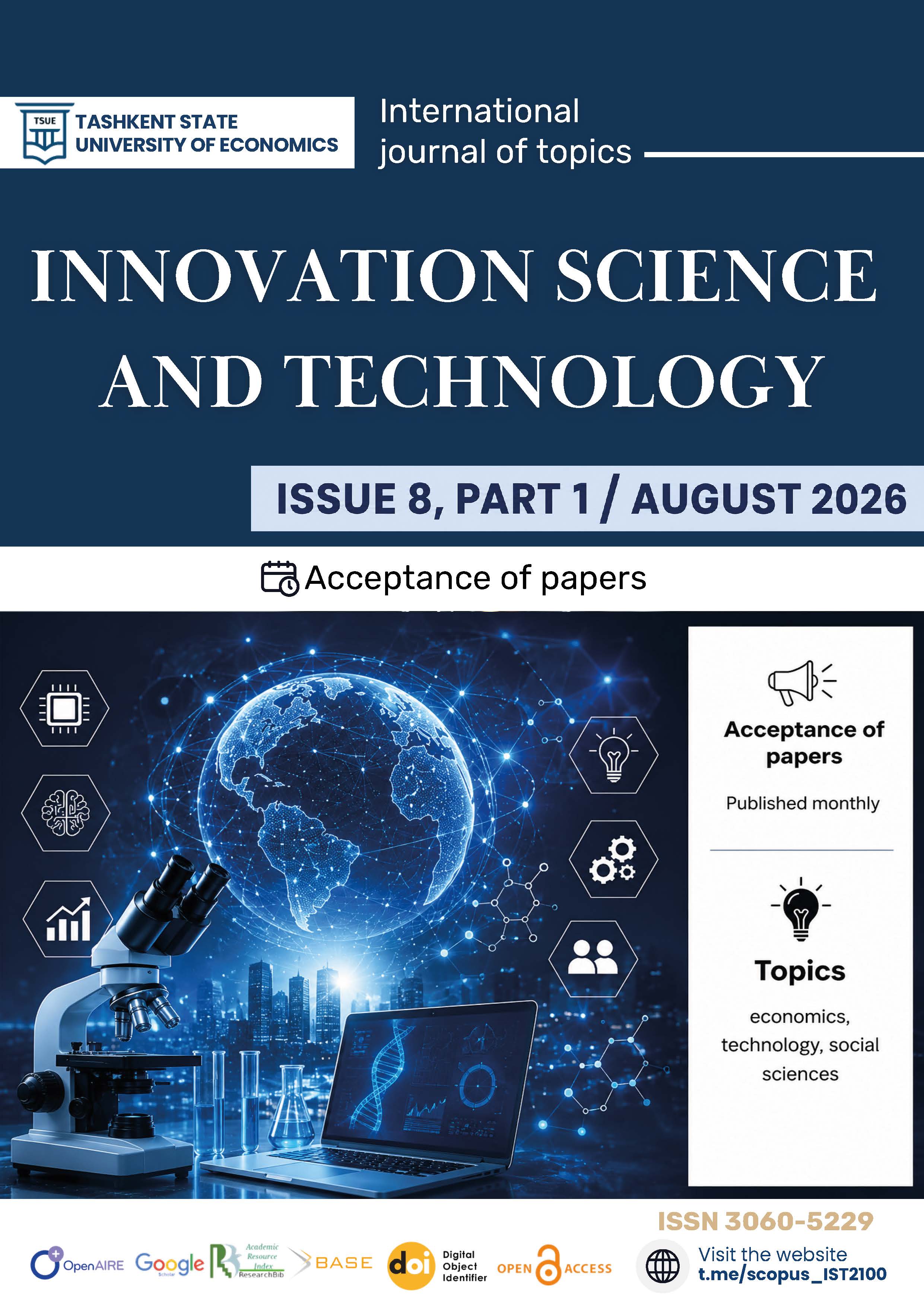 Vol. 2 No. 8 (2026): Innovation Science and Technology 